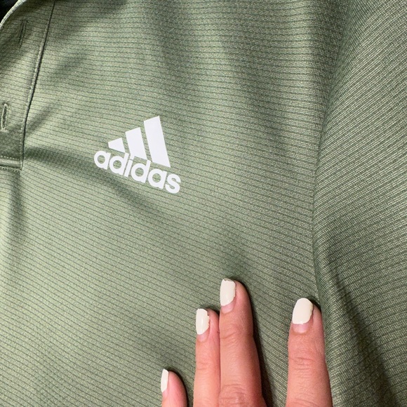 COPY - Men’s adidas green dri fit polo size s - Picture 4 of 9
